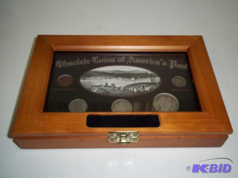 Obsolete Coins of Americas Past with case...