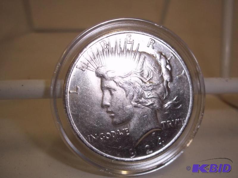 1924&nbsp Dollar In Capsule...