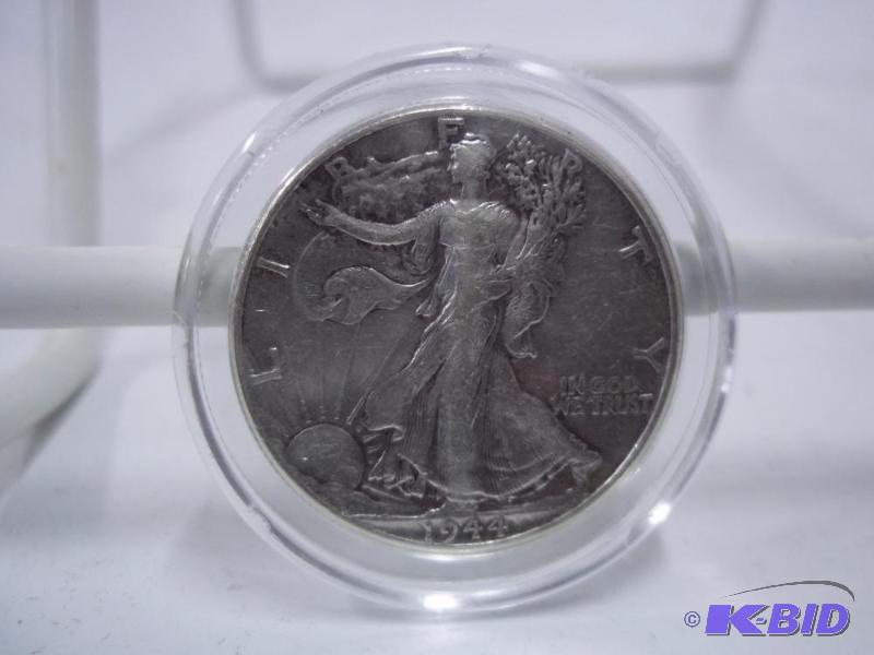 1944 P Silver Dollar In Capsule...