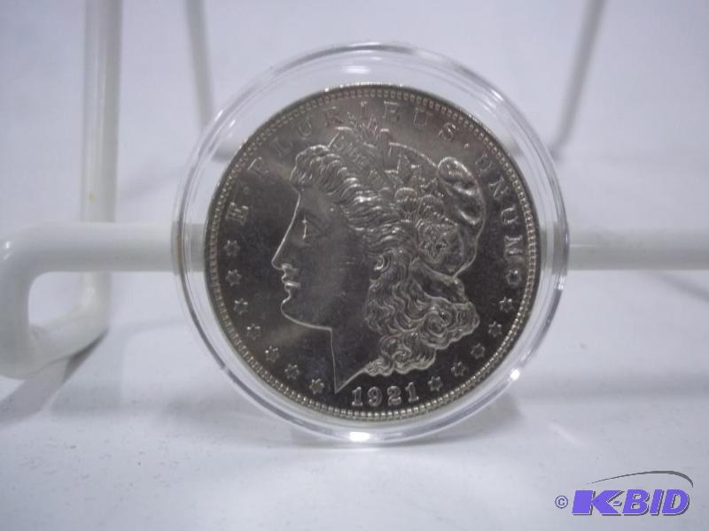 1921 Silver Dollar In Capsule...