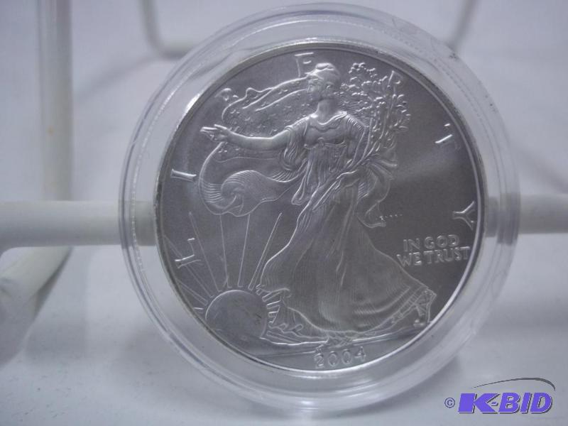2004 1oz. Fine Silver - One Dollar - American...
