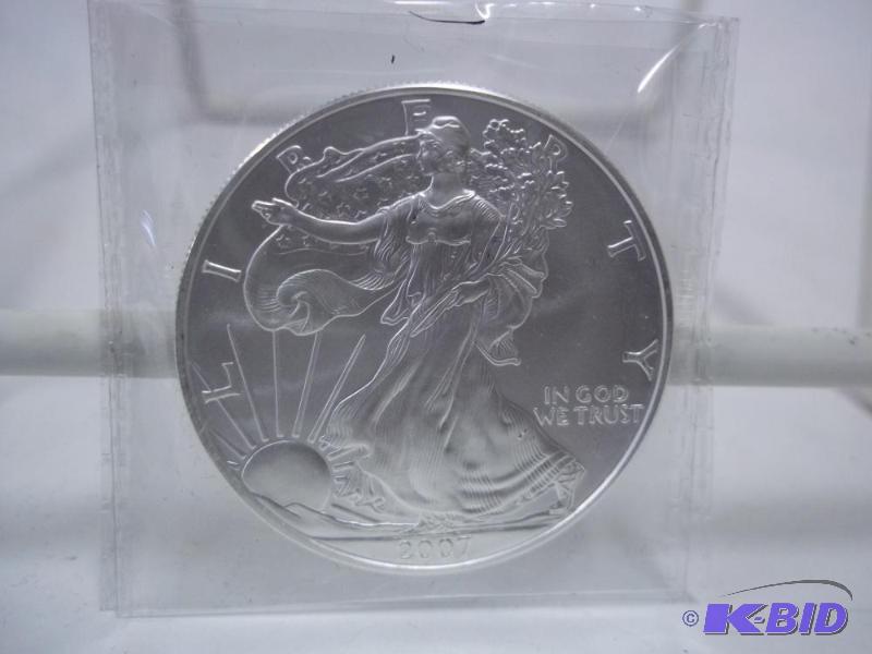 2007 1oz. Fine Silver - One Dollar - American...