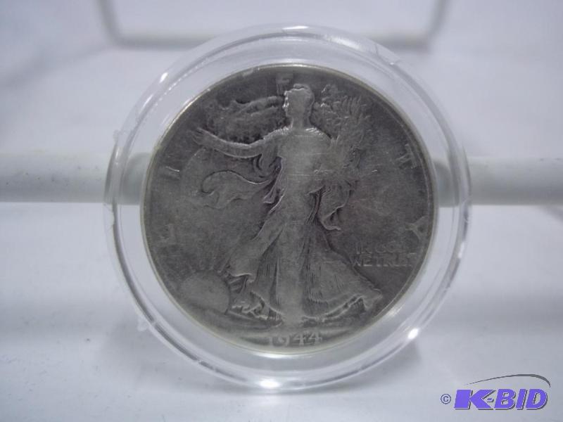 1944 P Silver Dollar In Capsule...