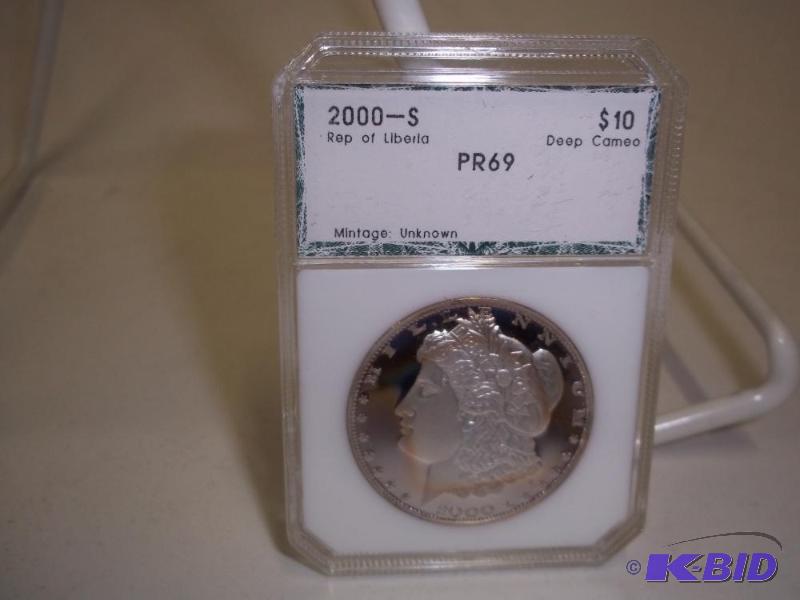 2000 - S Rep of Liberia $10 in case...