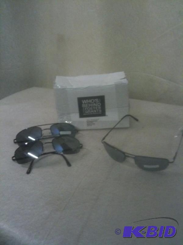 3 Foster Grant Aviator Sunglasses