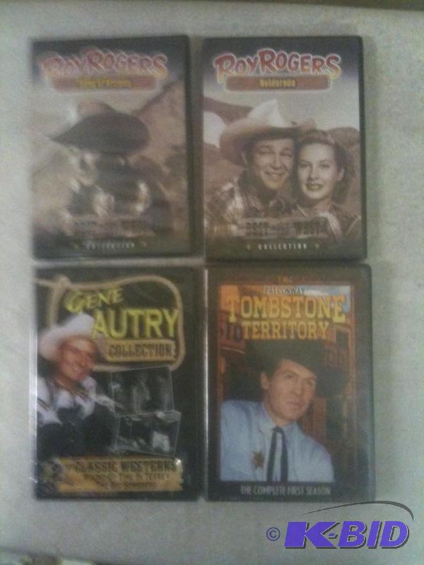 4 DVD Classic Westerns Lot
