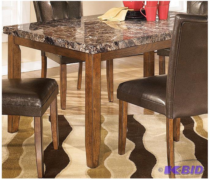Signature Design by Ashley Faux Marble Top Table