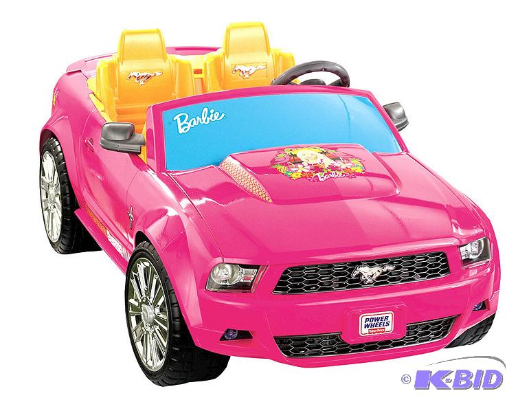 Power Wheels Barbie Mustang