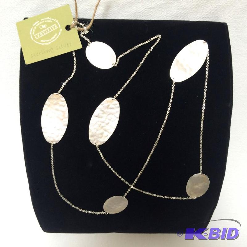 Sterling Silver Chain with Medallions