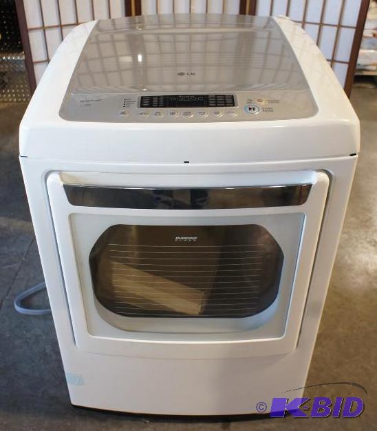 New LG Dryer - Model # (DLEY1201W) - SteamDry...