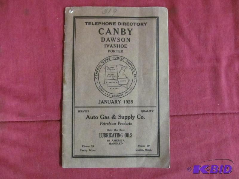 lot 180 image: Telephone Directory