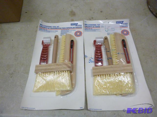 lot 120 image: Two Hyde Tools Wallcovering Tool Kits...