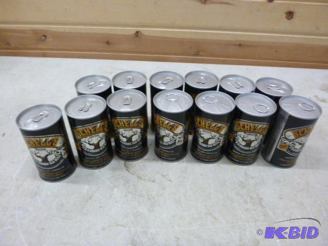 lot 142 image: Empty Schells Beer Can Collection...