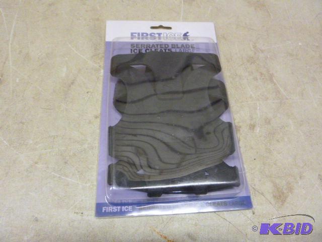 lot 19 image: First Ice Serrated Blade Ice Cleats Size larg...