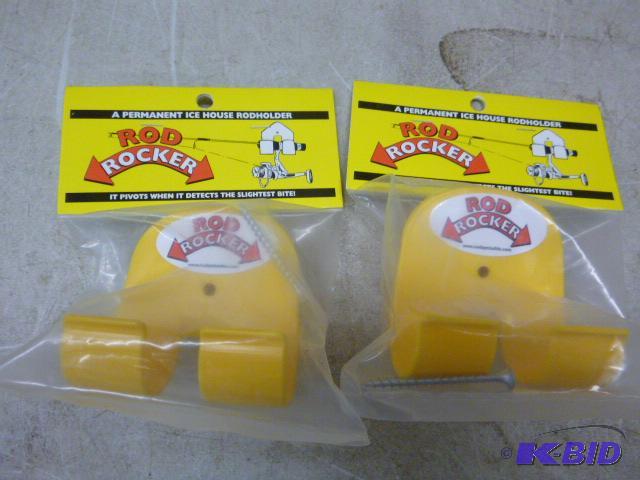 lot 21 image: Two Rod Rocker Rod Holders Detects the slight...
