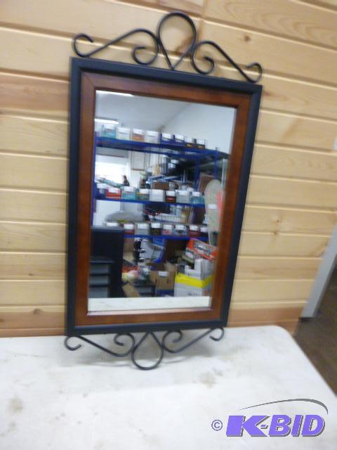lot 34 image: Wall Mirror 26" X 17 12"...