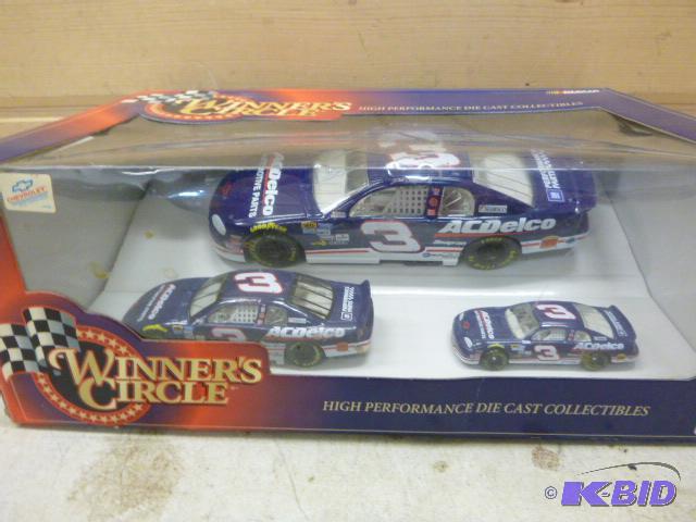 lot 68 image: Hasbro Winners Circle Die Cast Cars AC Delco...