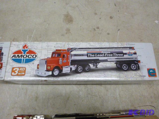 lot 73 image: Amoco Toy Tanker Truck Plastic, working head,...