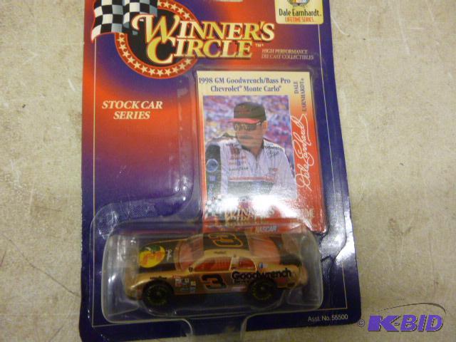 lot 92 image: Winners Circle Dale Earnhardt Card and Car...