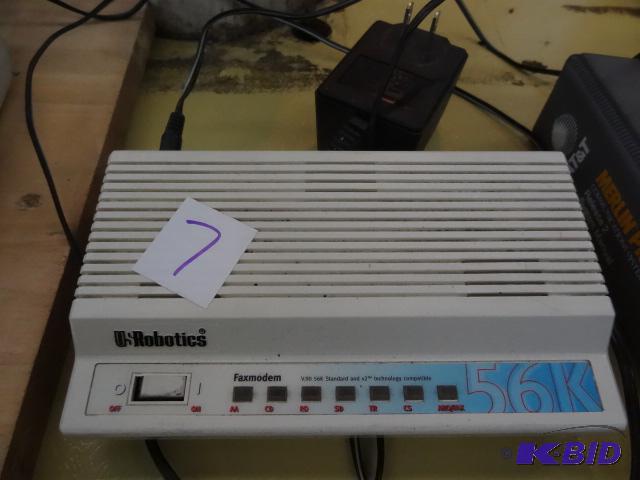 lot 7 image: US robotics 56K fax modem....