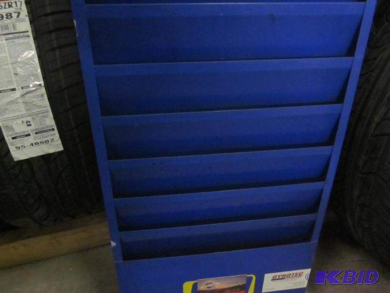 lot 21 image: Solid metal wall hanging file and organizer. ...