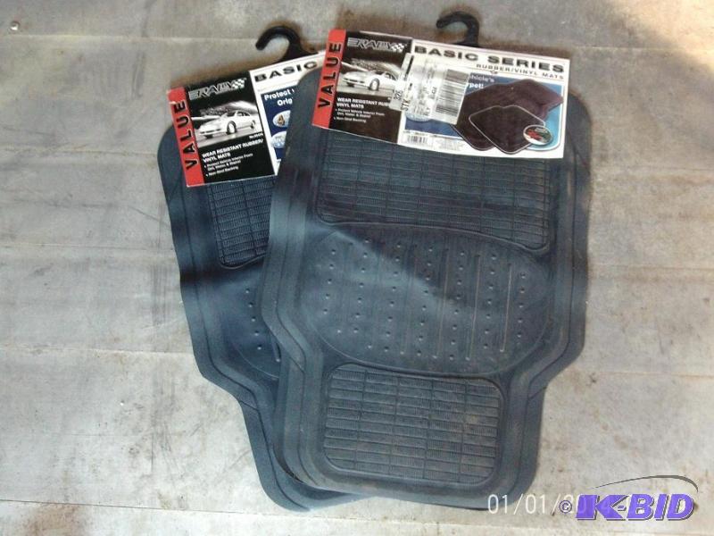 lot 45 image: Two sets of floor mats, includes fronts and b...