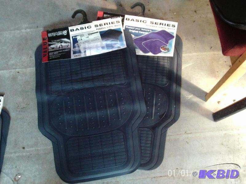 lot 46 image: Two sets of floor mats, includes fronts and b...