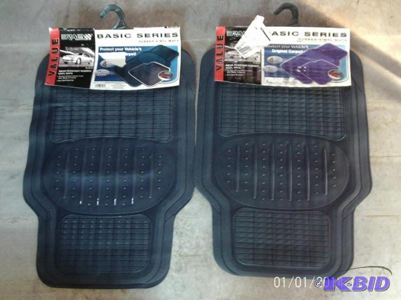 lot 50 image: Two sets of floor mats, includes fronts and b...