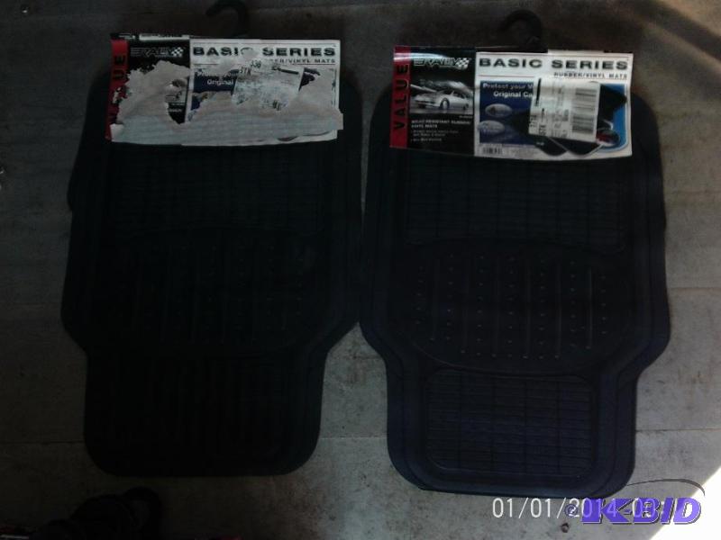 lot 51 image: Two sets of floor mats, includes fronts and b...