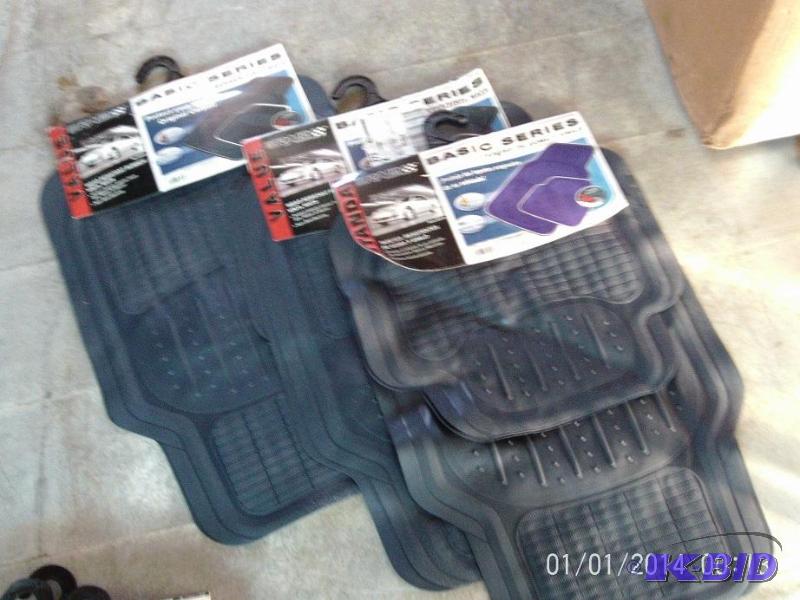 lot 54 image: Lot of (3) complete sets of floor mats, all s...