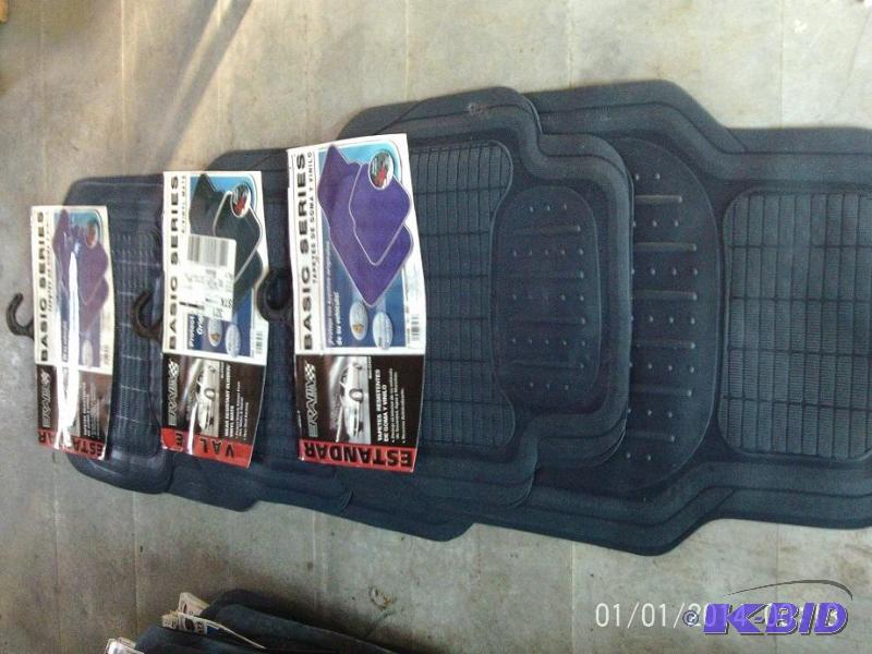 lot 59 image: Lot of (3) complete sets of floor mats, all s...