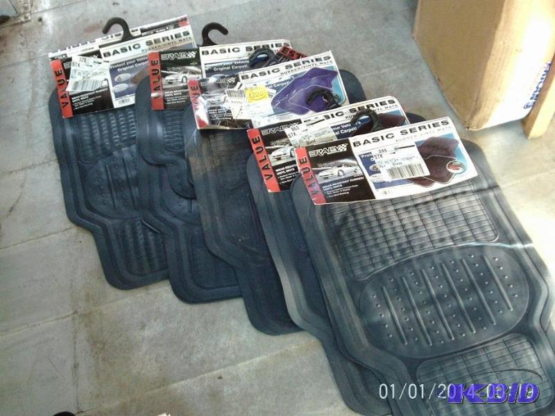 lot 60 image: Lot of (5) complete sets of floor mats, each ...
