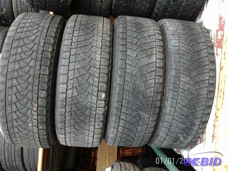 lot 79 image: Lot of (4) Blizzard 255 60 R16 70% tread....