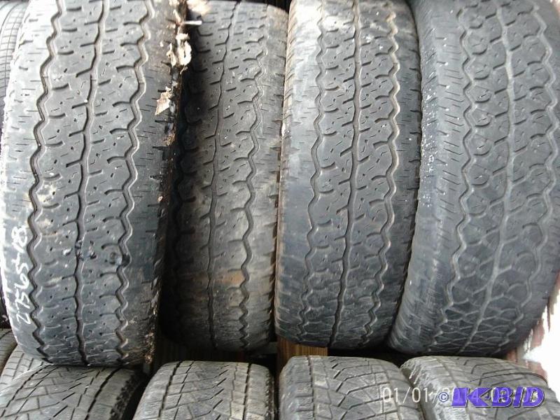 lot 83 image: Lot of (4) P27565 R18 tires, 60% tread....