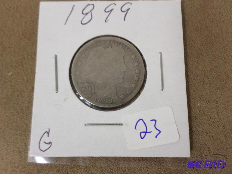 1899 Barber Quarter, G...