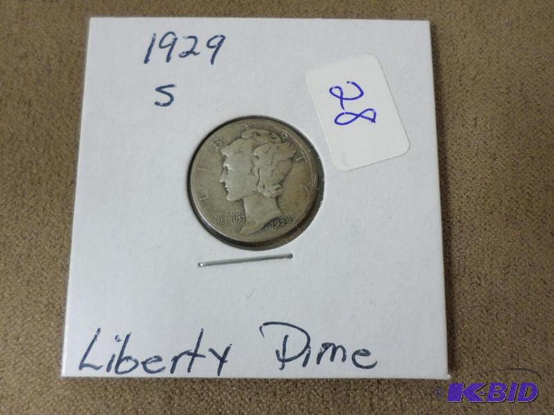 1929-S Mercury Dime, F...