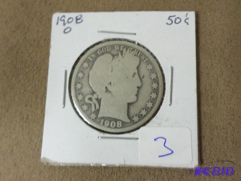 1908-O Barber Half Dollar, G...