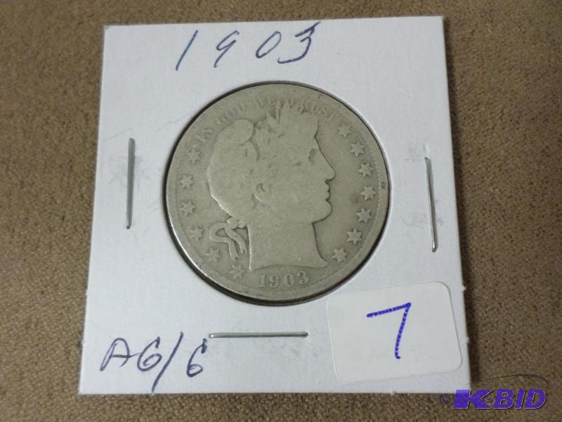 1903 Barber Half Dollar, AGG...