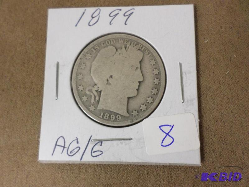 1899 Barber Half Dollar, AGG...
