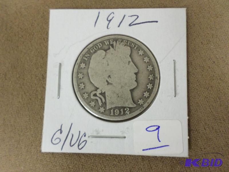 1912 Barber Half Dollar, GVG...