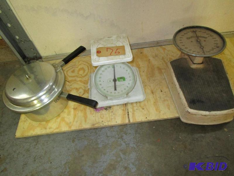 2 scales and pressure cooker