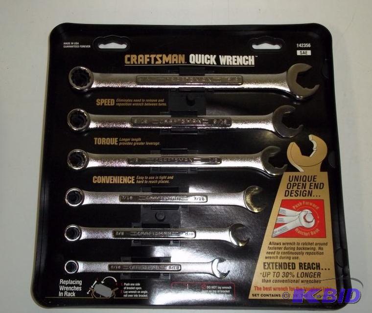 NEW Craftsman Quick Wrench   6 pc set ...