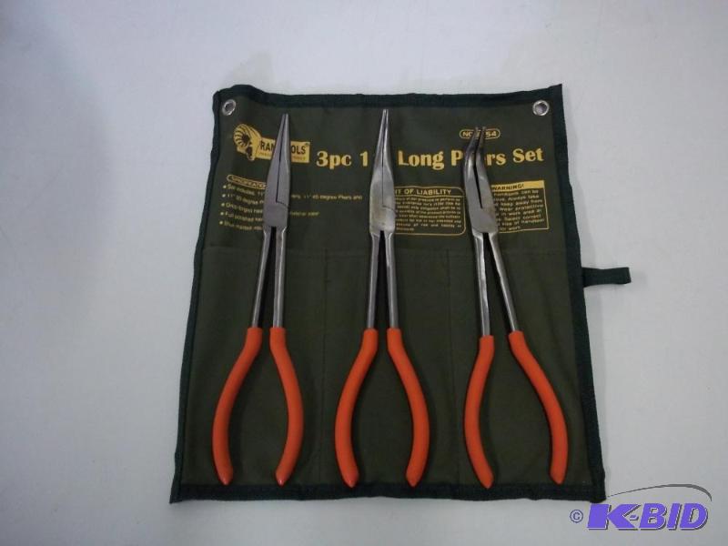 New 3 piece pliers set with case...