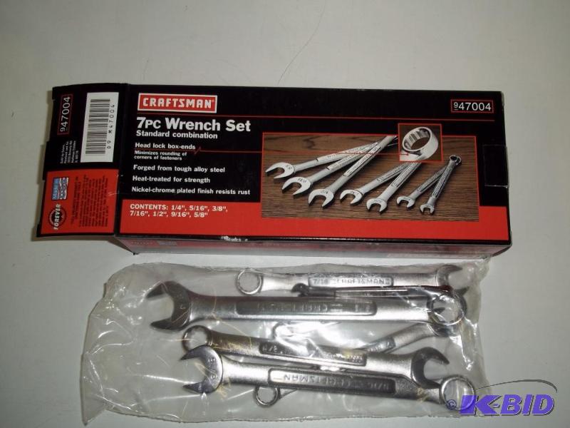 New Craftsman 7 piece Wrench set...