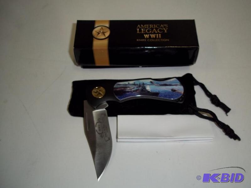 American legacy WWII Knife with case...