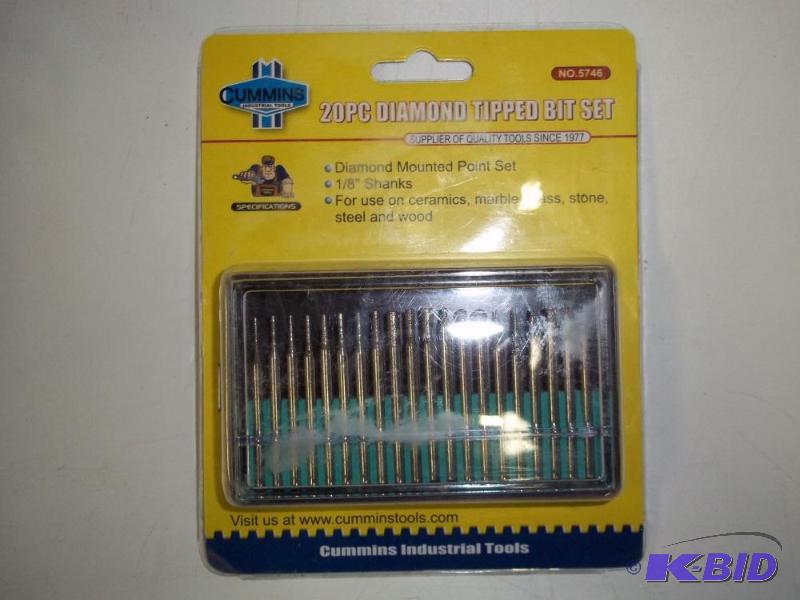 New Diamond tipped bit set...