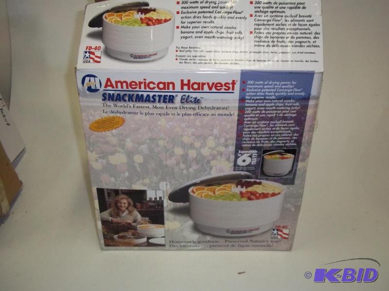 New American Harvest Snackmaser Elite...
