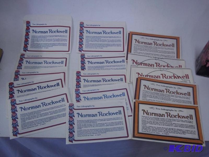 30 Norman Rockwell Lithographs 5&quot x 7&qu...