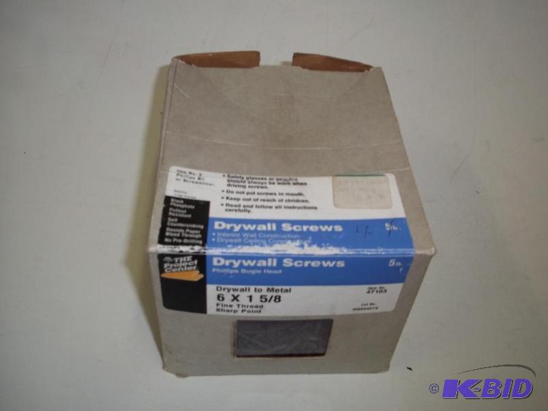4 Pounds of 6 x 1 58&quot Sheet rock screws...