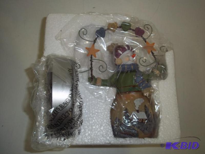 New in the Box Noel Snowman...